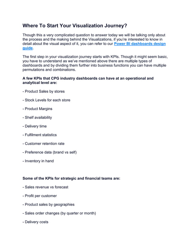 How data visualization helps cpg industry pdf