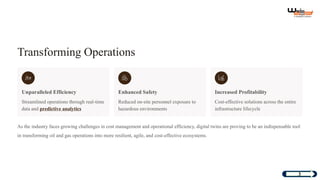 Preencoded How Digital Twins Are Driving Cost Efficiency in Oil & Gas Operations | PDF