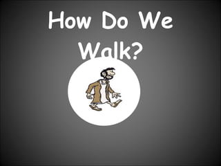 How Do We Walk? 