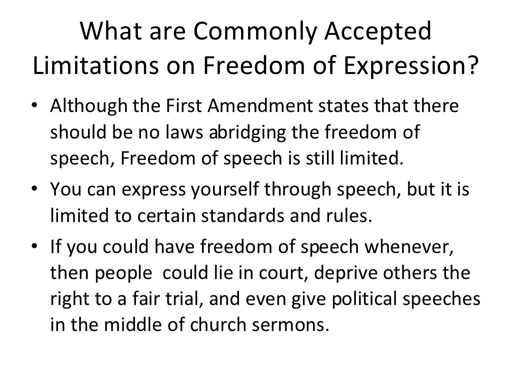 How Does The First Amendment Protect Freedom Of Expression Lesson 30
