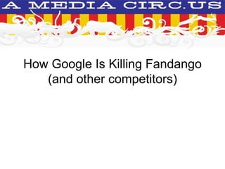 How Google Is Killing Fandango (and other competitors) 