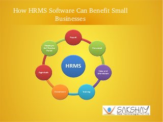 How HRMS Software Can Benefit Small 
Businesses
 