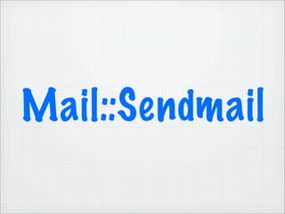 Mail::Sendmail
