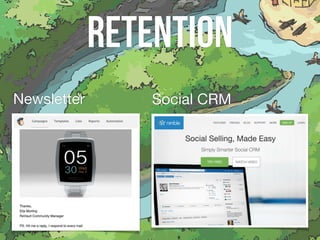 RETENTION
Newsletter Social CRM
 