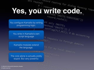 Why is Kamailio so different? An introduction. | PDF