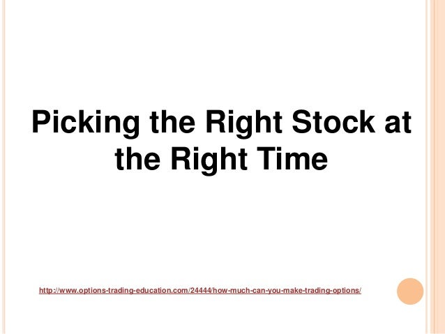 How much can you make with options