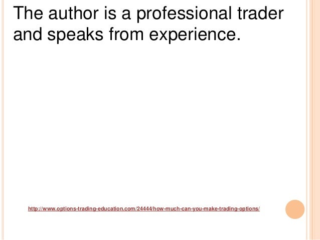 How much can i make trading options