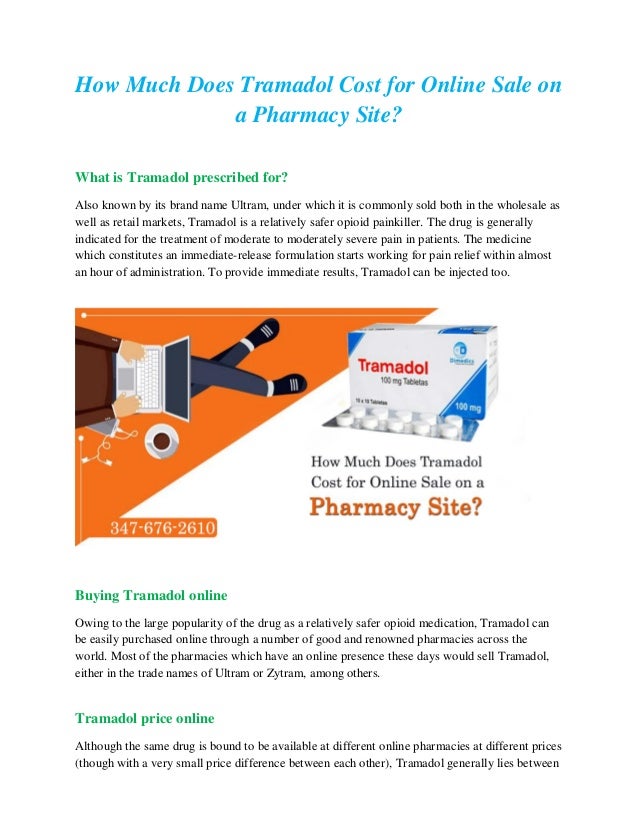 tramadol medication cost