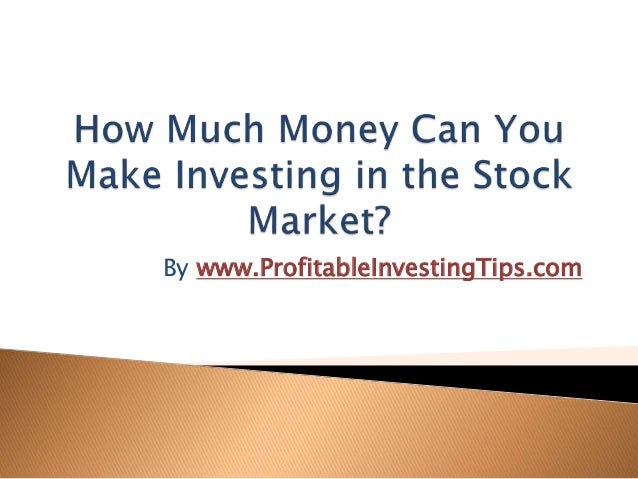 How much money can one make in forex trading