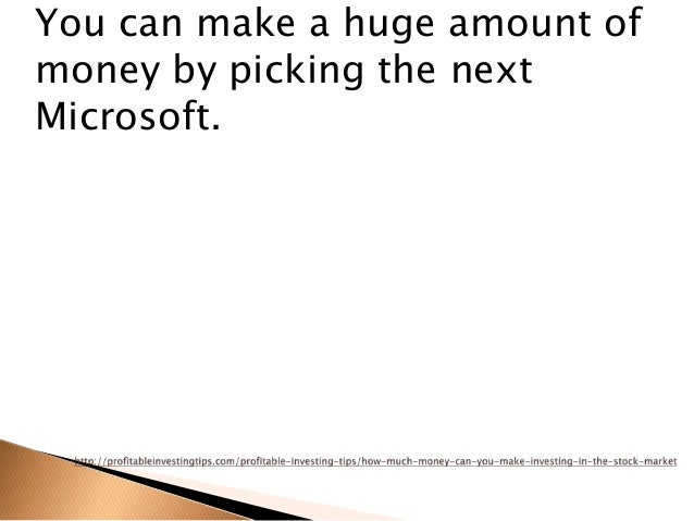 Can you make money on stock options