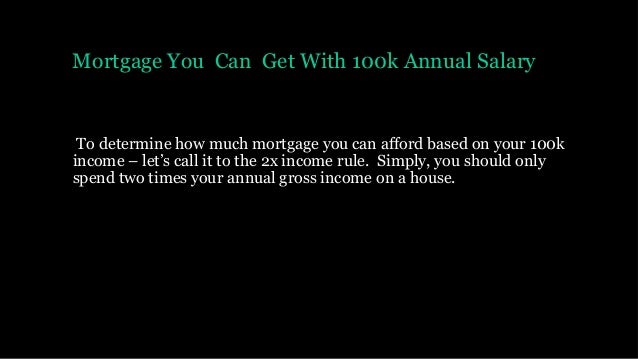 100k how much house can i afford