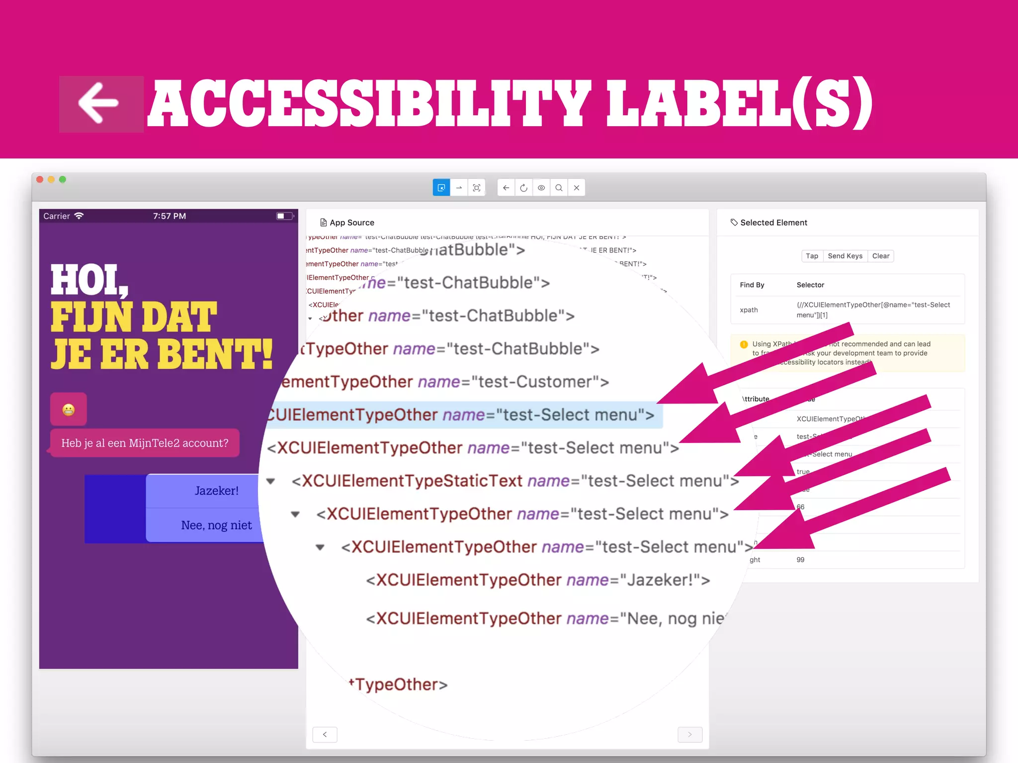 AccessiBility laBel(s)
 