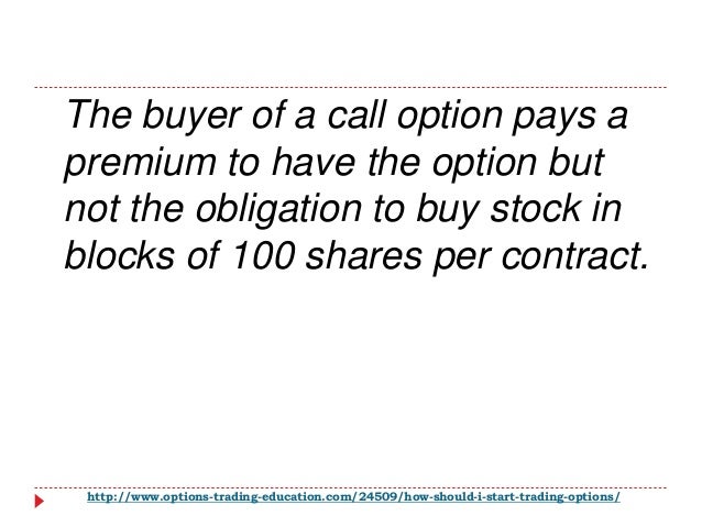 How to start trading options