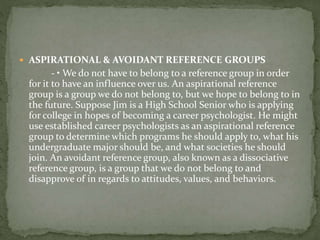 6. A typically small group.
7. A group interact on a less personal level than in a
primary group, and their relationships ...