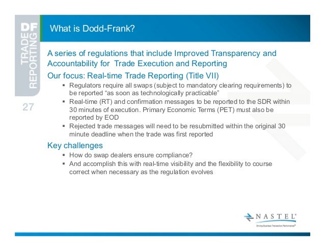 Trade option dodd frank