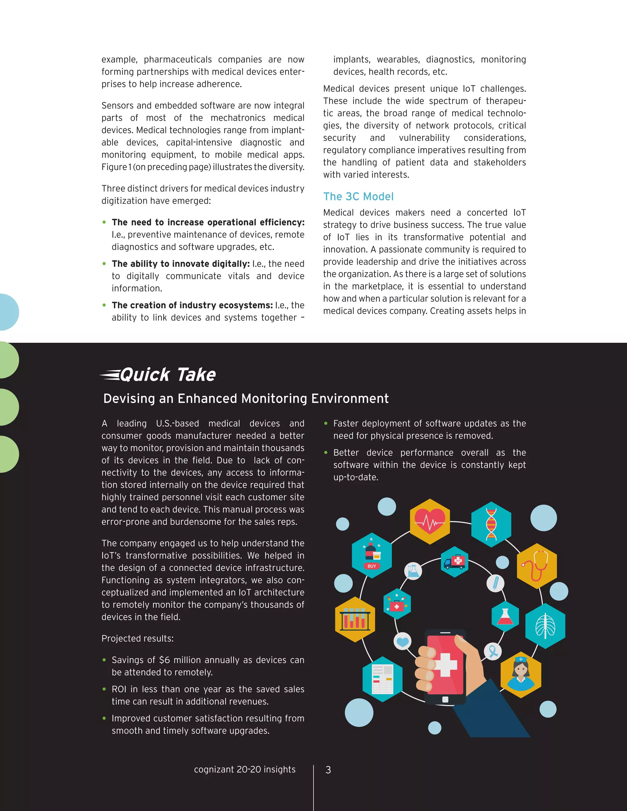 How the Internet of Things Is Transforming Medical Devices | PDF