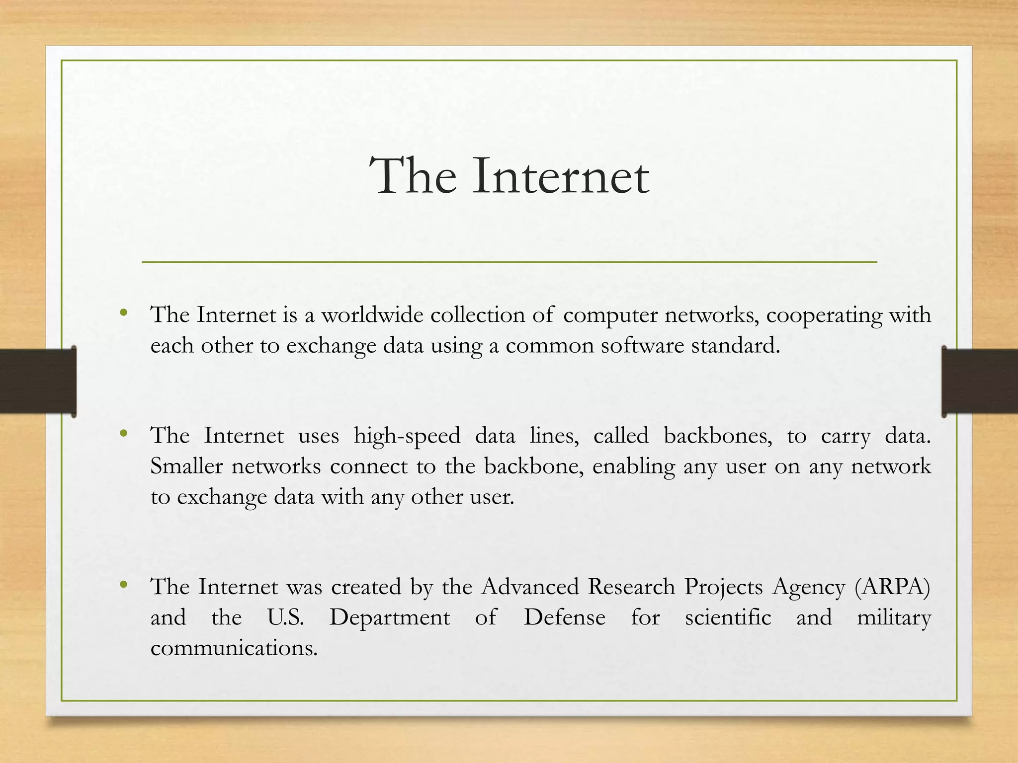 How the-internet-works | PPT | Computer Networking | Computing