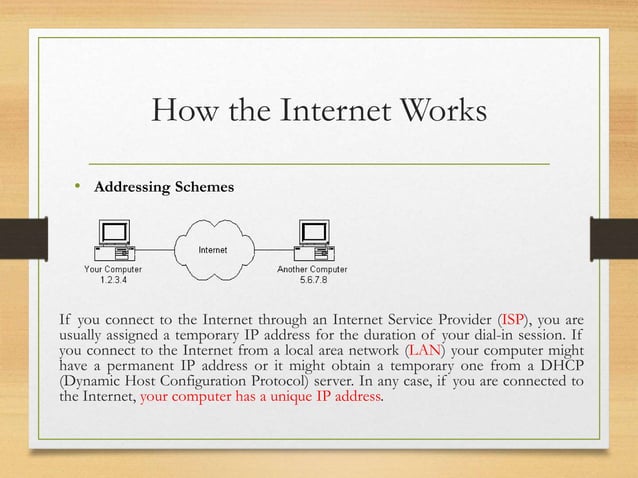 How the-internet-works | PPT | Computer Networking | Computing