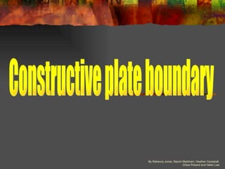 Constructive plate boundary 