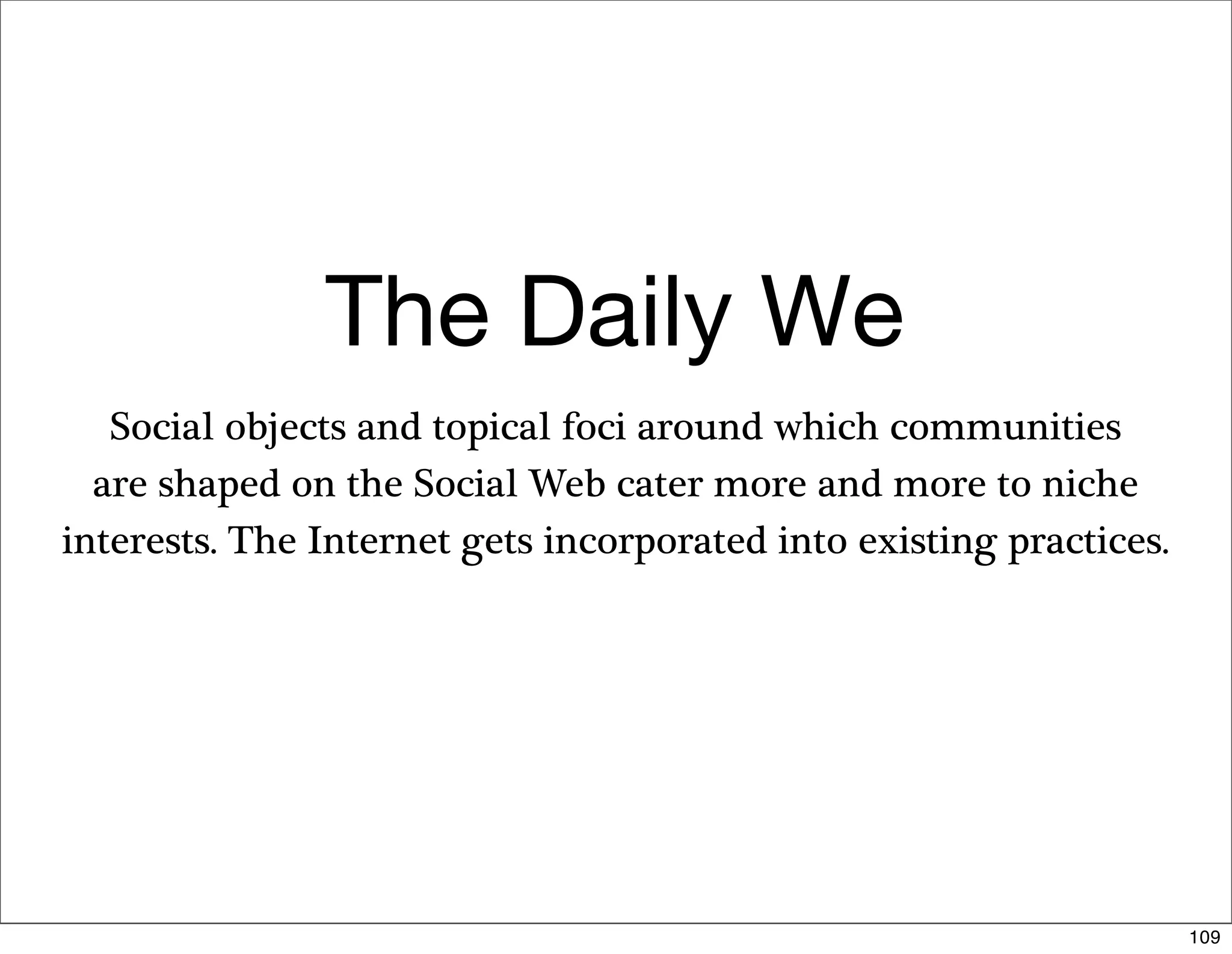 How the Social Web Came to Be (part 2)