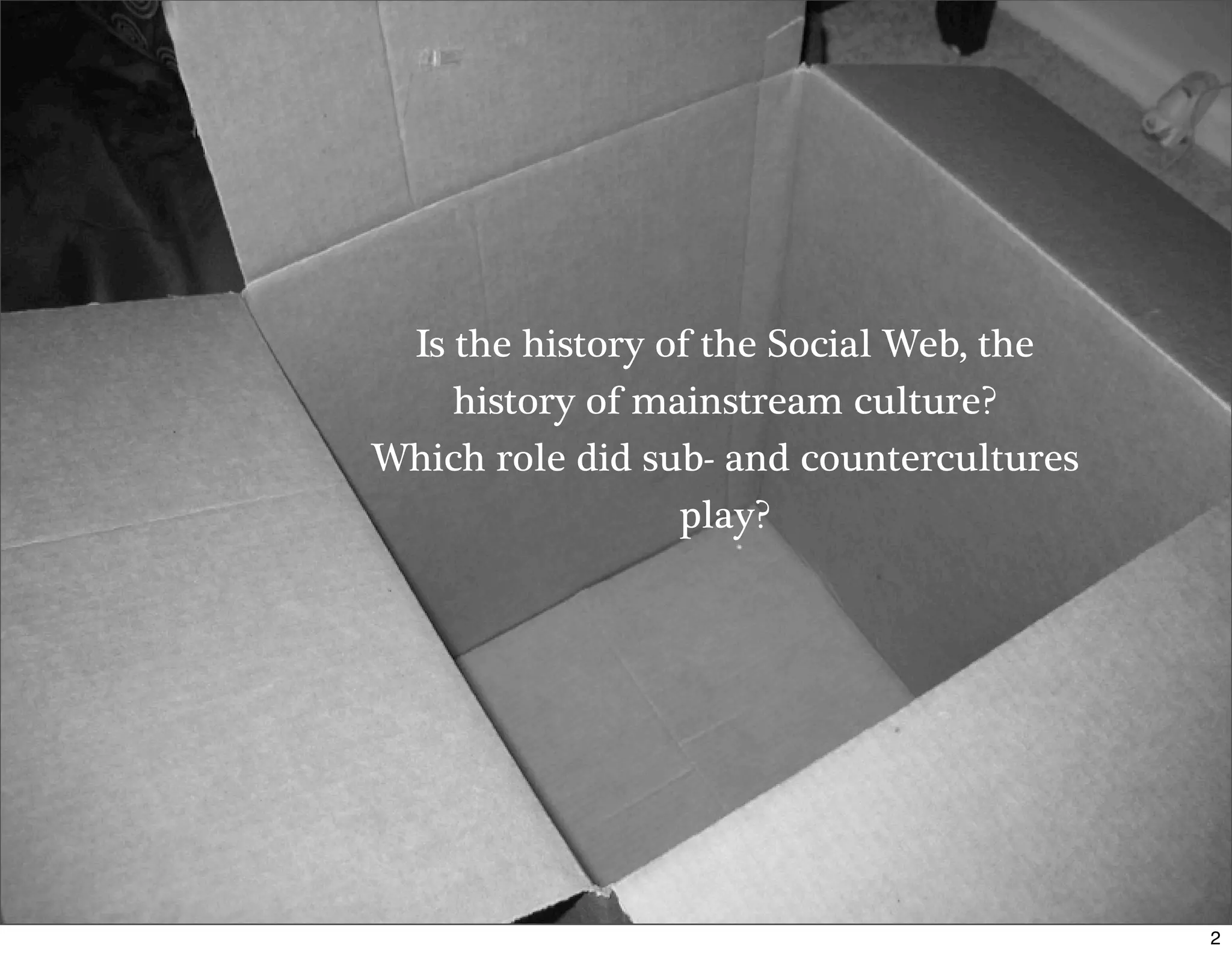 How the Social Web Came to Be (part 2)