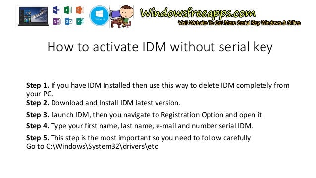 How To Activate Idm Without Serial Key