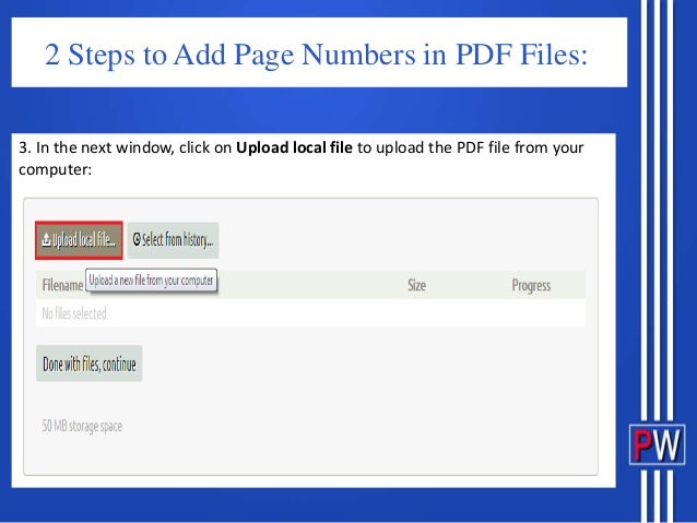 how to add page numbers in pdf free how to add page numbers in pdf free