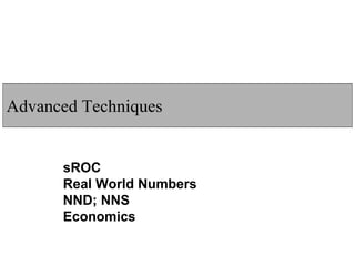 MRCPsych08 - How To Analyse Diagnostic Test Studies (June08)