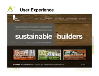 User Experience " 
 