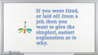 How to answer "Have you ever been fired?" PDF