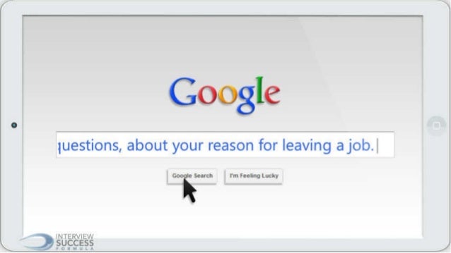 reason for leaving a job answer