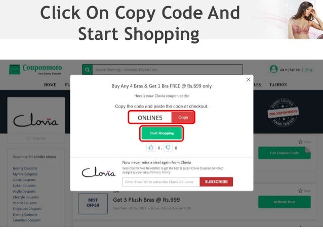 clovia coupon code new user