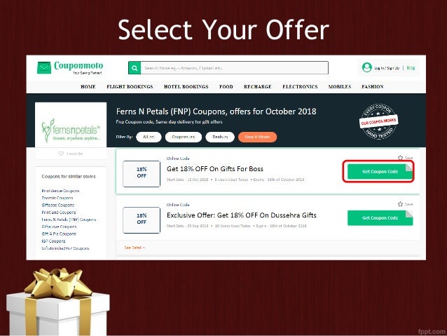 fnp coupons for new users