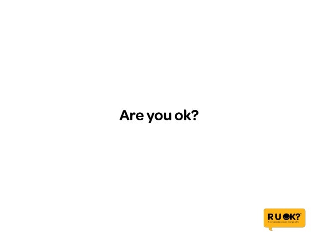 how to ask r u ok ok r