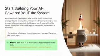How to Automate YouTube Content Creation Using AI in 2026 | PPTX
