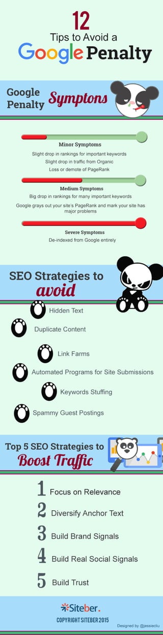 12 Tips to Avoid a Google Penalty