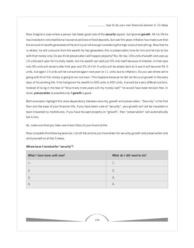 How To be your own financial planner in 10 steps sample chapter