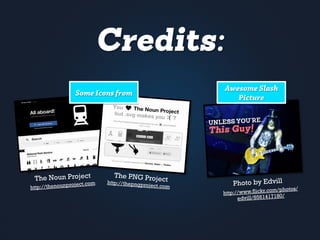 WHO SAID
presentations had to be
BORING!
 