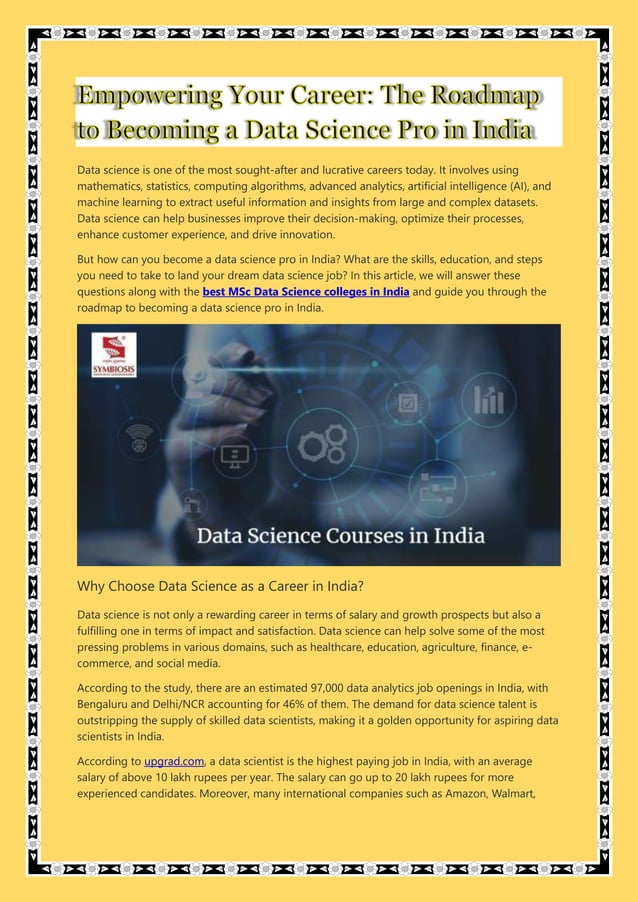 Empowering Your Career: The Roadmap to Becoming a Data Science Pro in ...