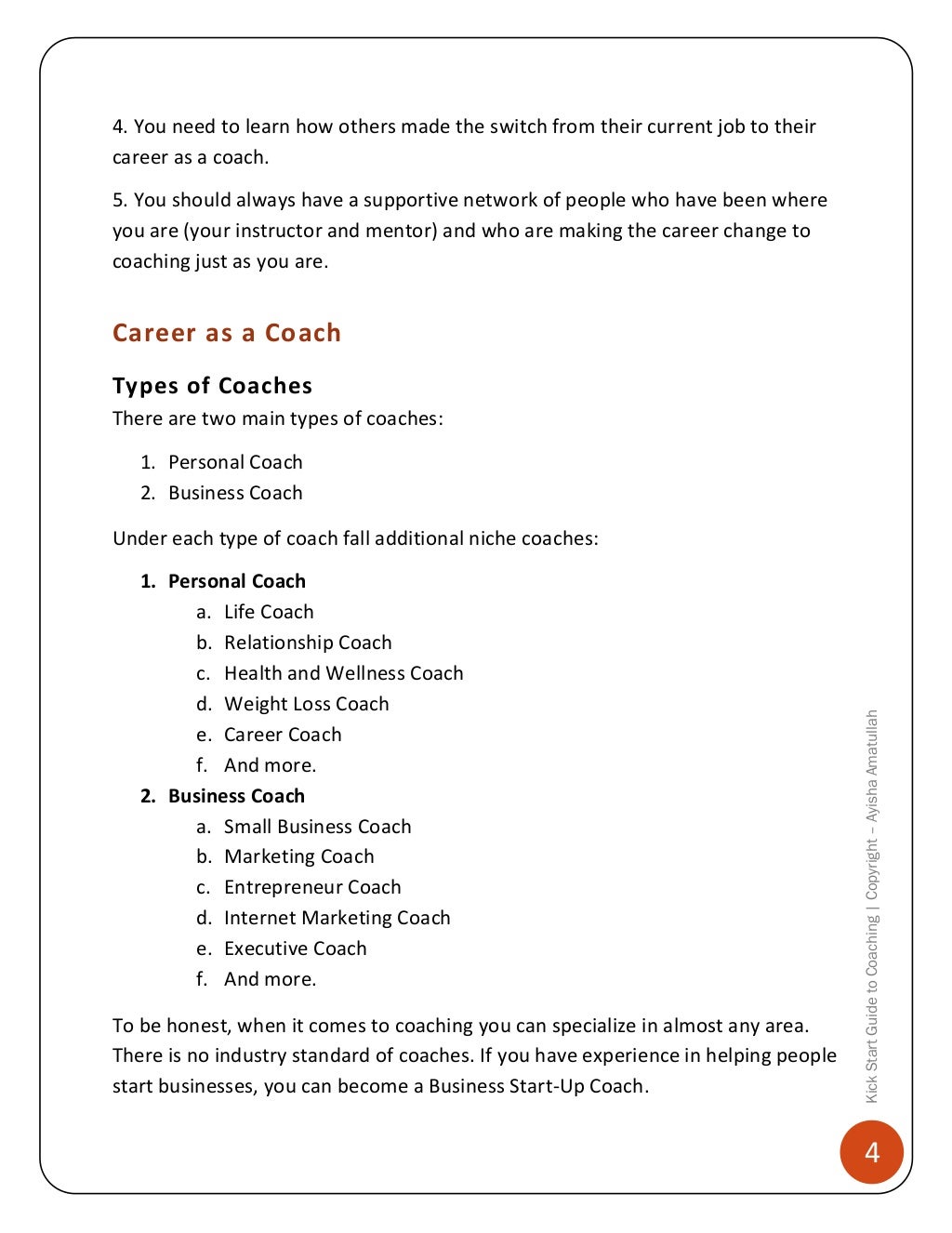 How to a Life Coach Kick Start Guide to Coaching
