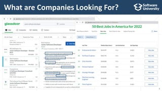 8
What are Companies Looking For?
 