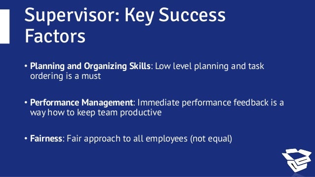how to be a good supervisor