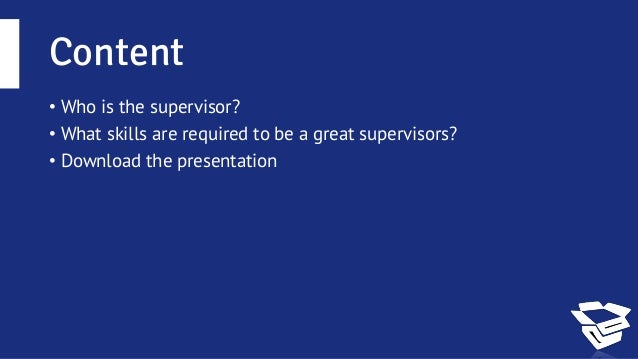 how to become a supervisor