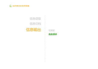 如何更好的利用网络