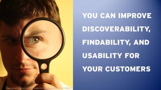 YOU CAN IMPROVE
                                                                                    DISCOVERABILITY,
     ...