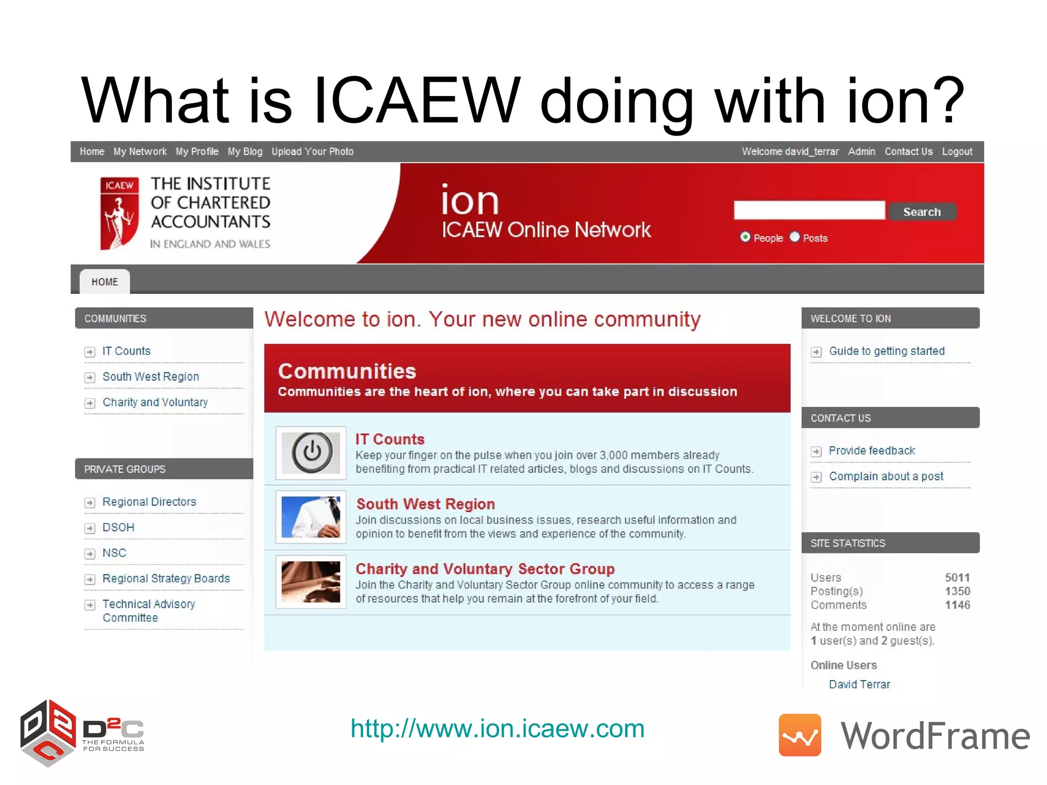 What is ICAEW doing with ion? http://www.ion.icaew.com   
