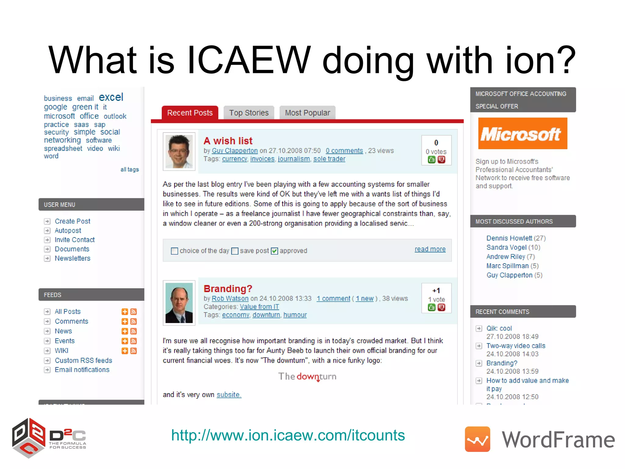 What is ICAEW doing with ion? http://www.ion.icaew.com/itcounts   