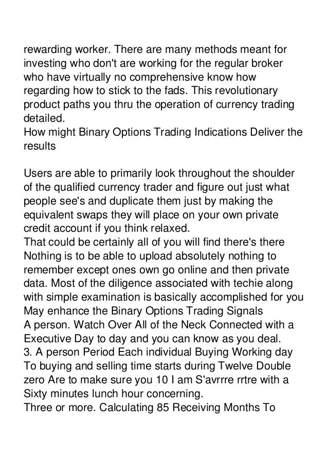 Where to buy binary options
