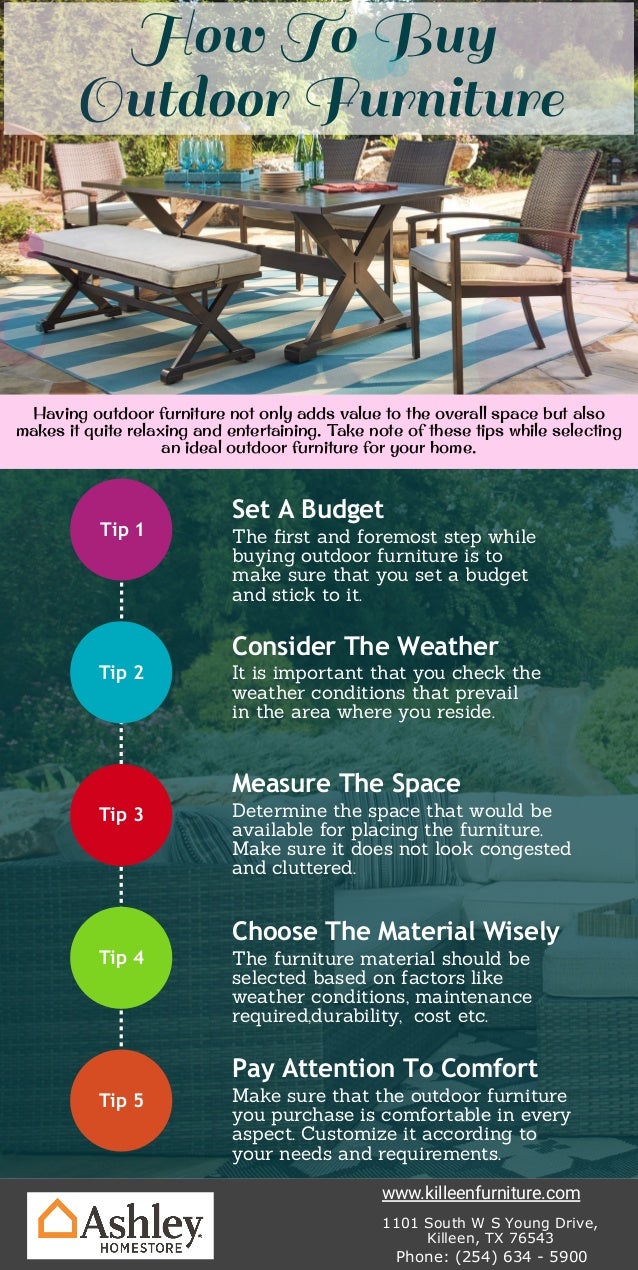 How To Buy Outdoor Furniture