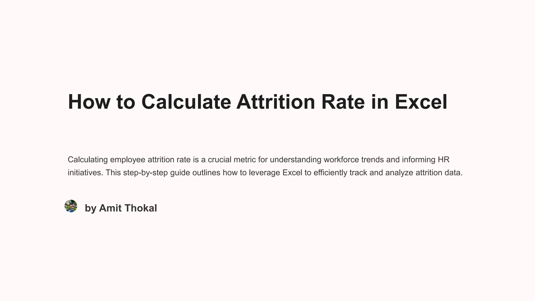 how-to-calculate-attrition-rate-in-excel-ppt